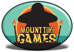 Mount Tiki Games Logo - board games and card games for all ages